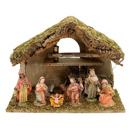 Nativity scene 37cm x 17cm x 27.5cm