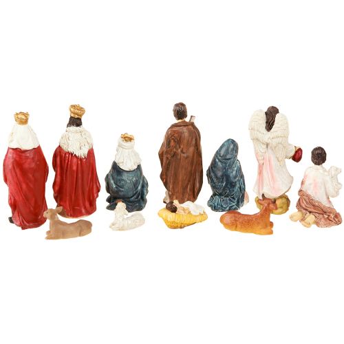 Product Nativity Figures Set 11 Colorful Figures Hand-Painted 3.5-9.5cm