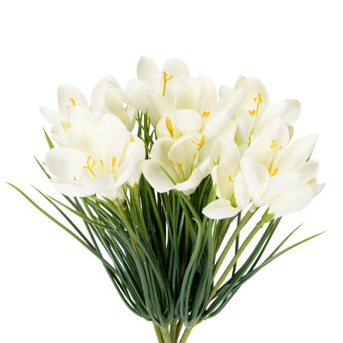 Decorative crocus as an artificial plant for timeless spring design, 30cm, 6 pieces