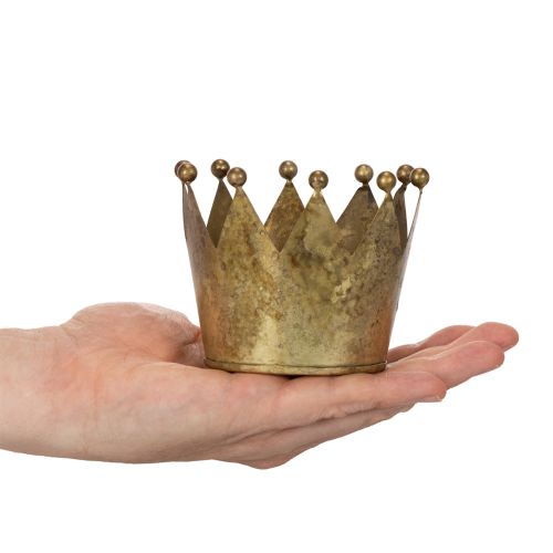 Decorative crown for table decoration and Christmas, 11cm | Floristik24.ie