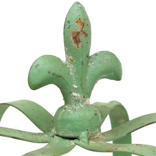 Floristik24 Crown Zinc Ø19cm H23cm Green