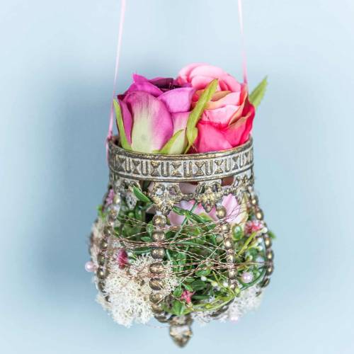 Floristik24 Crown antique gold Ø11cm H13cm