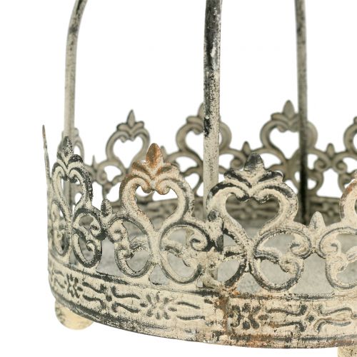 Floristik24 Crown to hang antique cream Ø10.5cm