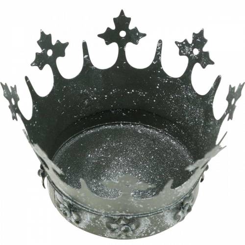 Floristik24 Table decoration, decorative crown, floral metal lantern, planter, metal decoration