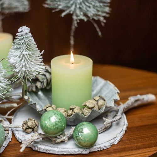 Floristik24 Cake mold for planting, metal decoration, baking molds with gold decoration Ø16.5cm H4.5cm