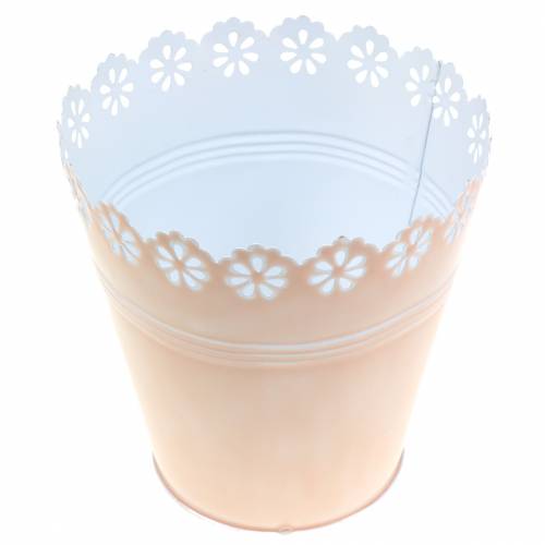 Floristik24 Flower pot flower ornament pink Ø12.5cm H13.5cm
