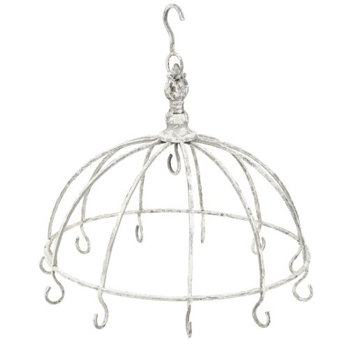 Kitchen Crown Kitchen Hanger Metal White Shabby Chic Ø31.5cm