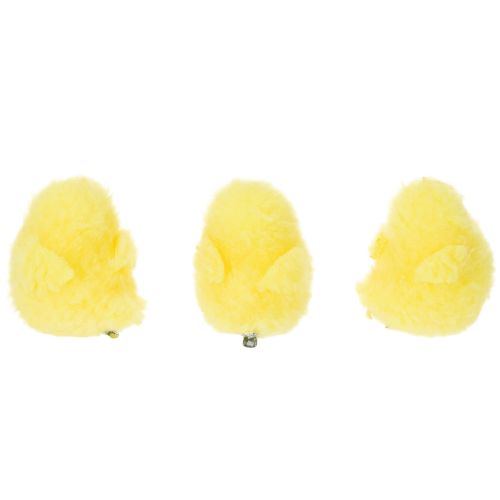 Product Decorative chicks, perfect for Easter celebrations in the living room or garden, 7cm, 6 pieces
