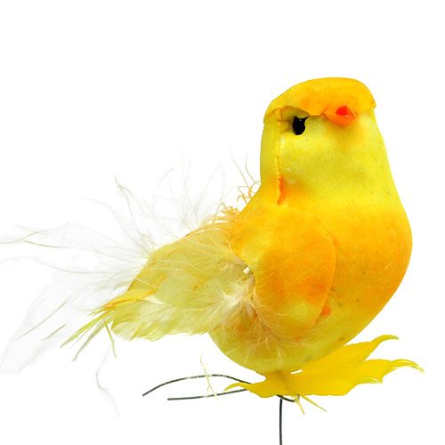 Floristik24 Chick on wire yellow 5.5cm 12pcs
