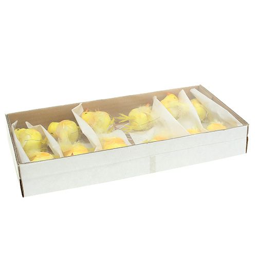 Floristik24 Chick on wire yellow 5.5cm 12pcs