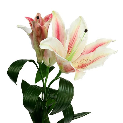 Floristik24 Artificial Lily Pink with Real Touch 100cm