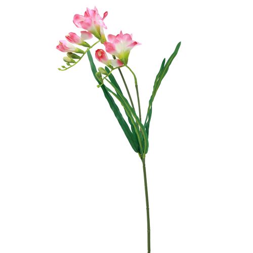 Artificial garden flowers Freesia Pink 58cm