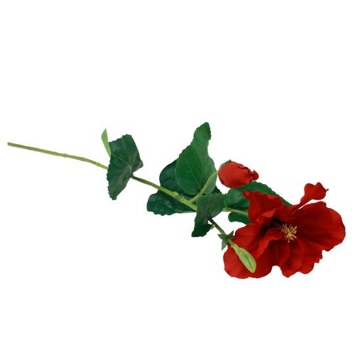 Product Artificial Flowers Hibiscus Red 62cm
