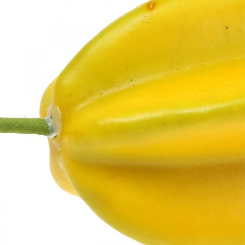 Floristik24 Artificial star fruit deco fruit artificial fruit Ø7.5cm 10.5cm