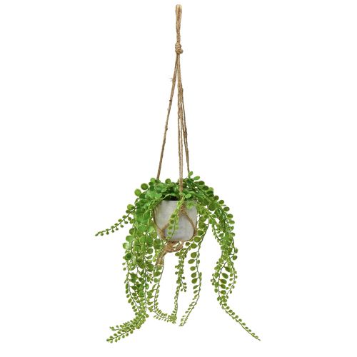 Floristik24 Artificial Potted Plants Succulents Hanging Basket 46cm