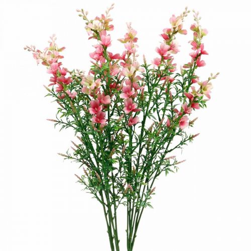 Floristik24 Artificial meadow flowers pink silk flowers artificial flowers 4pcs