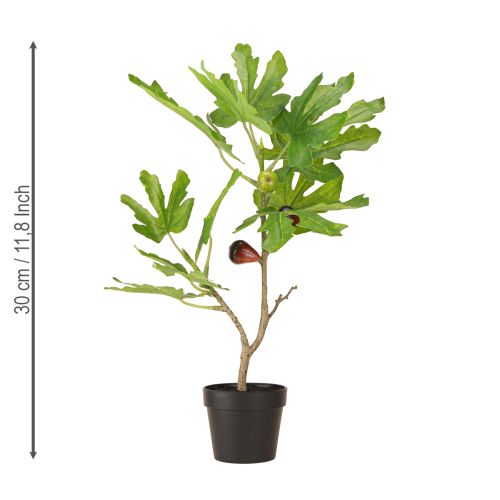 Product Artificial fig tree 40cm in pot with fruit decorative plant