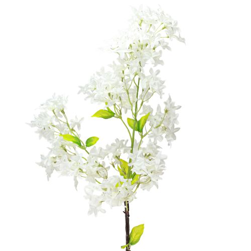 Product Artificial Lilac Branch White Flowers L95cm