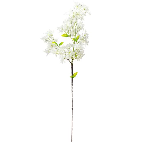 Product Artificial Lilac Branch White Flowers L95cm