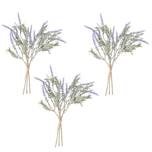 Product Artificial Lavender Artificial Plants Purple 38cm 3 Bunch 9pcs
