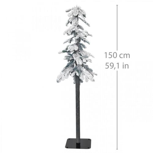 Floristik24 Artificial Christmas Tree Snowed Deco Winter 150cm