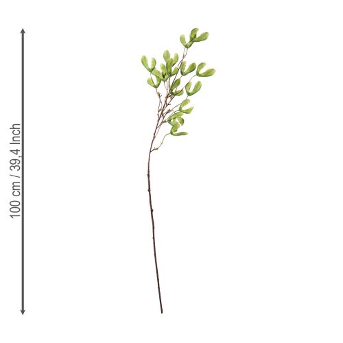 Product Artificial branch sycamore fruits yellow-green 100cm 3pcs