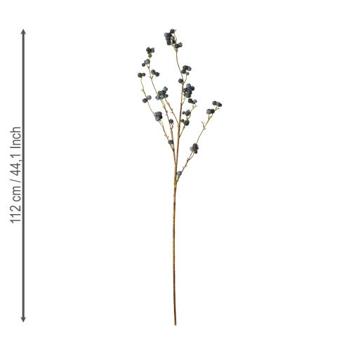 Product Artificial decorative branch with a blueberry look