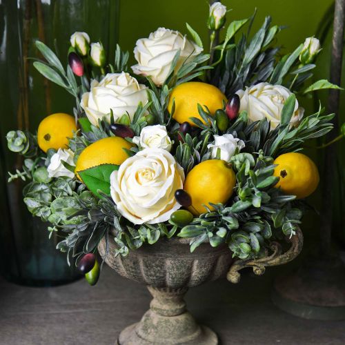 Floristik24 Artificial eucalyptus branches artificial plants green 34cm 6pcs