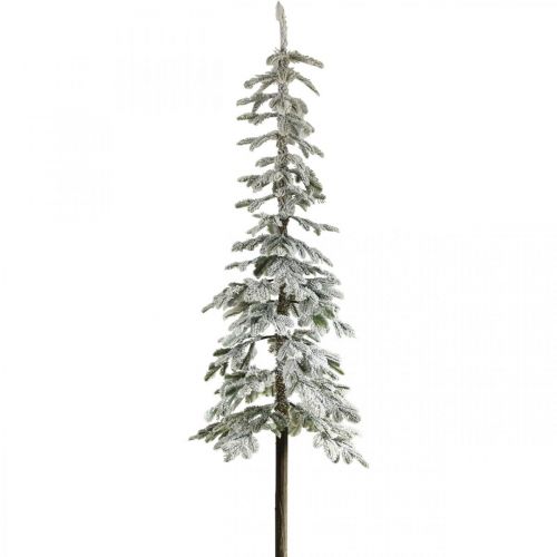 Artificial Christmas tree slim snowed winter decoration H180cm
