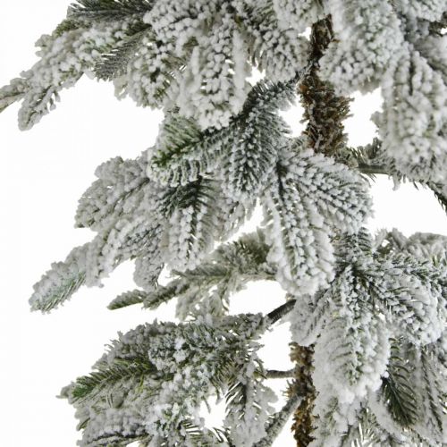 Floristik24 Artificial Christmas Tree Slim Snow Covered Winter Decoration H180cm