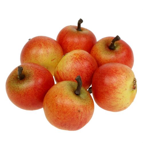 Artificial fruit apples Cox 3.5cm 24p