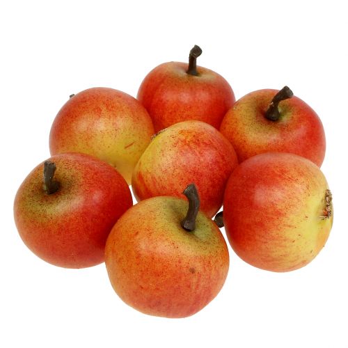 Artificial Fruit Decorative Apples Cox Orange 3.5cm 24 Pieces Scatter Decoration Autumn Decoration