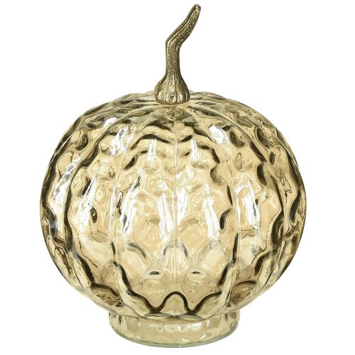 Pumpkin decoration glass glass pumpkin table decoration autumn Ø14cm H19cm