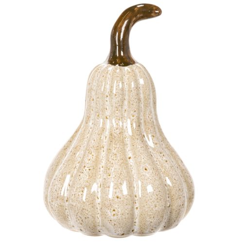 Decorative ceramic pumpkin, autumnal table decoration, 12cm | Floristik24.ie