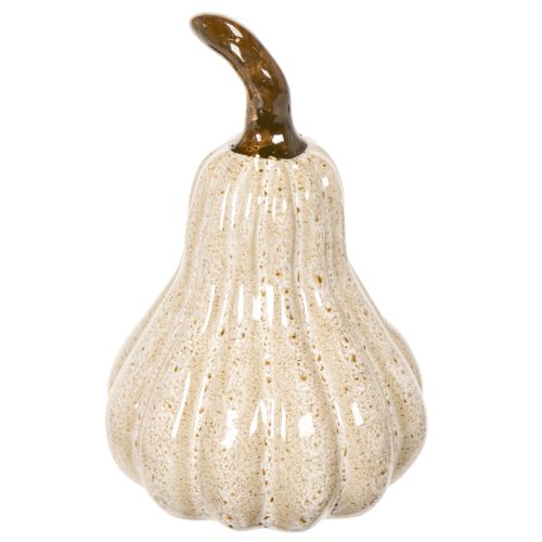 Decorative ceramic pumpkin, autumnal table decoration, 12cm | Floristik24.ie