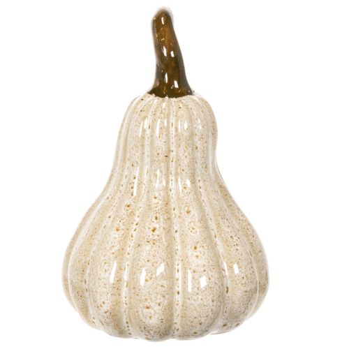 Decorative ceramic pumpkin, autumnal table decoration, 12cm | Floristik24.ie