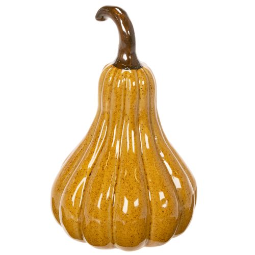 Decorative pumpkin for table decoration Halloween 18cm | Floristik24.ie