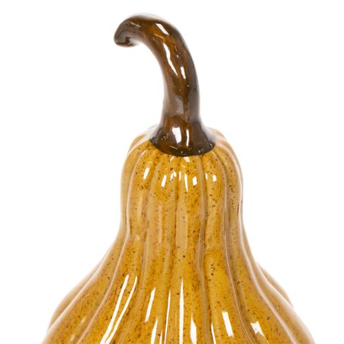 Decorative pumpkin for table decoration Halloween 18cm | Floristik24.ie