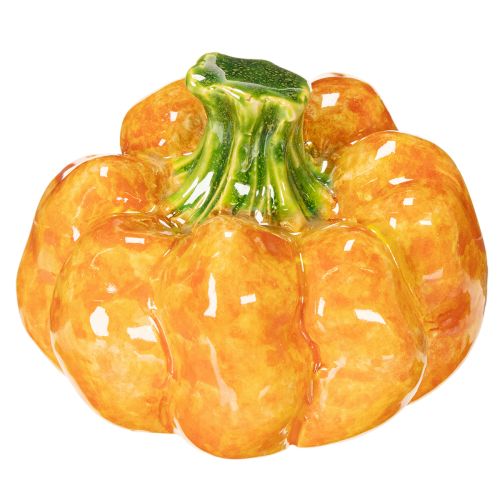 Pumpkin figurine for autumn table decoration, autumn decor, 10cm, 2 pieces | Floristik24.ie