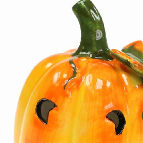 Floristik24 Pumpkin with LED Ø7.5cm H10cm 3pcs