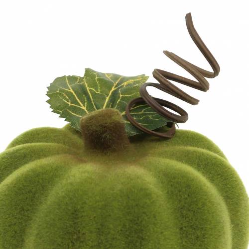 Product Mini Pumpkin flocked Orange, Green, Red Ø9cm 6 pcs