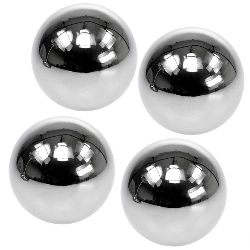 Floristik24 Stainless steel balls for decoration Ø6cm 10 pcs
