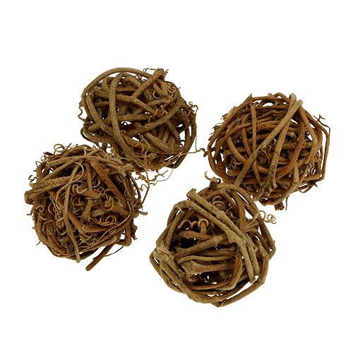 Floristik24 Vine ball Ø4.5cm 20 pcs