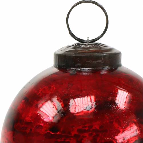 Floristik24 Christmas tree decorations Christmas ball glass red Ø8cm 6pcs