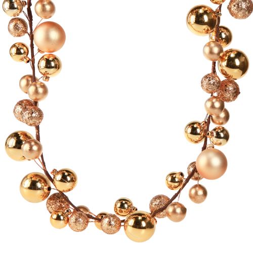 Product Gold Ball Garland Christmas 160cm Festive Decoration