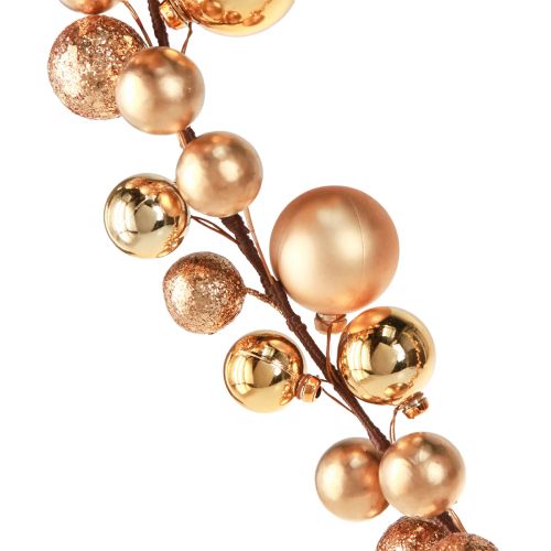 Product Gold Ball Garland Christmas 160cm Festive Decoration