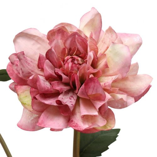 Floristik24 Artificial flower dahlia pink blossom with bud H57cm