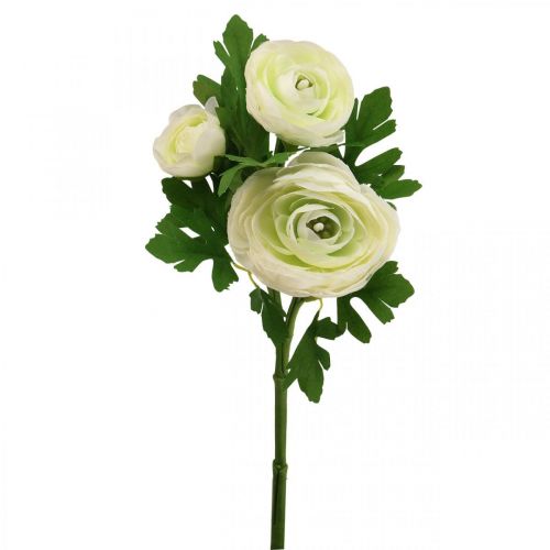 Product Artificial flowers Ranunculus artificial garden flowers white 34cm
