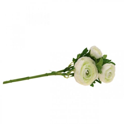 Product Artificial flowers Ranunculus artificial garden flowers white 34cm
