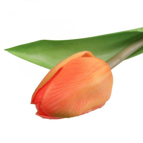 Product Artificial flower Tulip Orange Real Touch spring flower H21cm